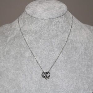 Miniature Wedding Ring Necklace